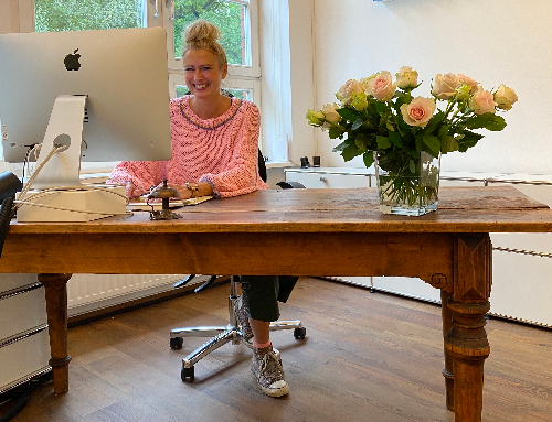 Claudia Gossmann - bei der Arbeit 